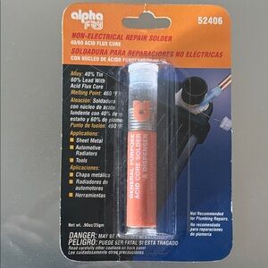 Alpha Fry Non-Electrical Repair Solder - NEW
